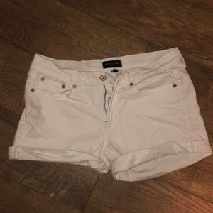 Banana Republic Boyfriend Fit White Shorts